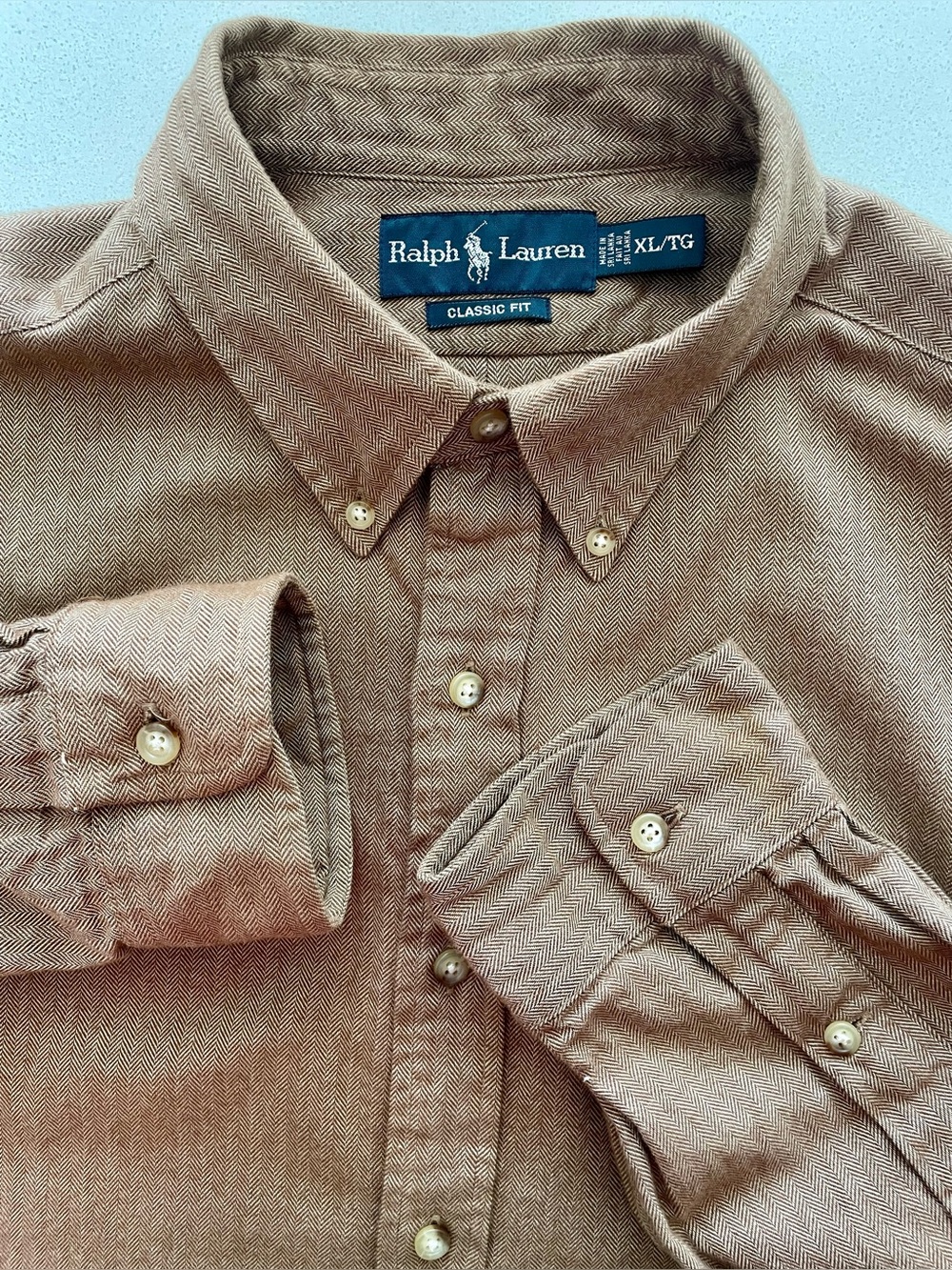 Ralph Lauren - all cotton button up shirt Size XL